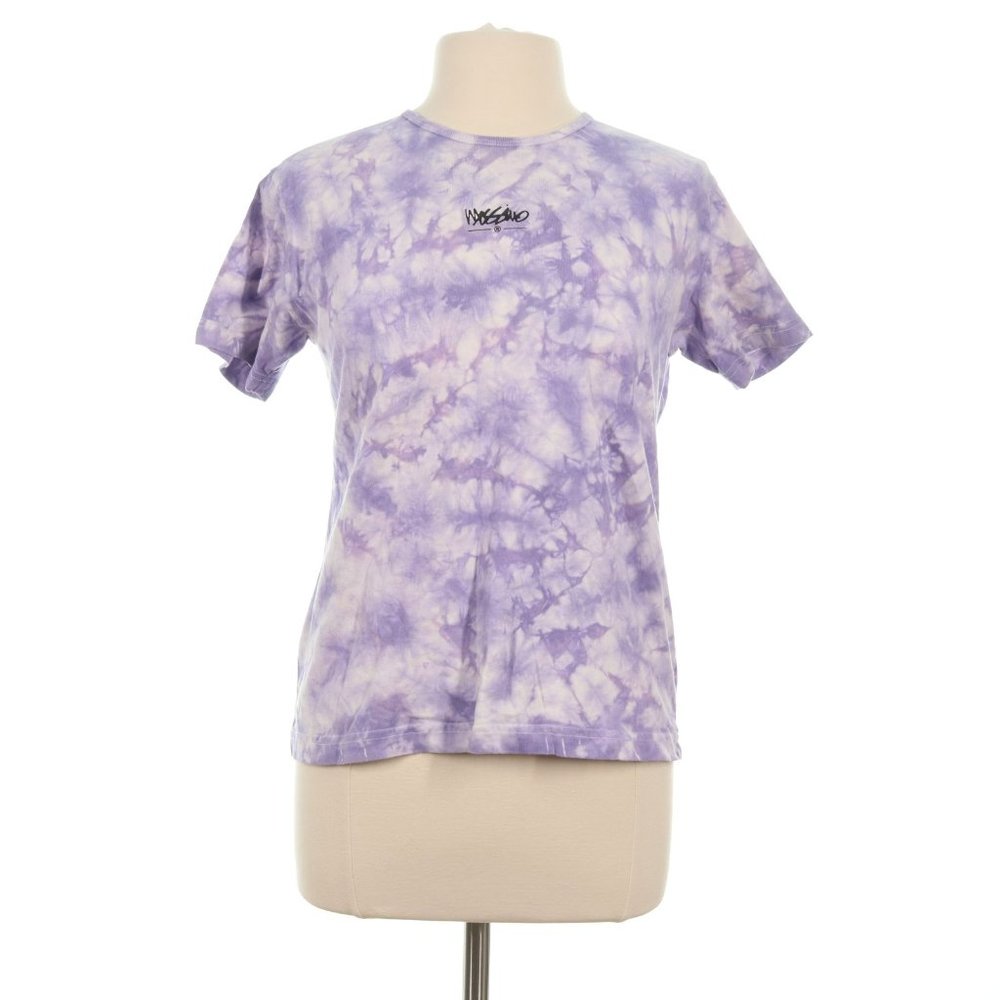 Mossimo Women's Purple Vintage Tie Dye T-Shirt Top